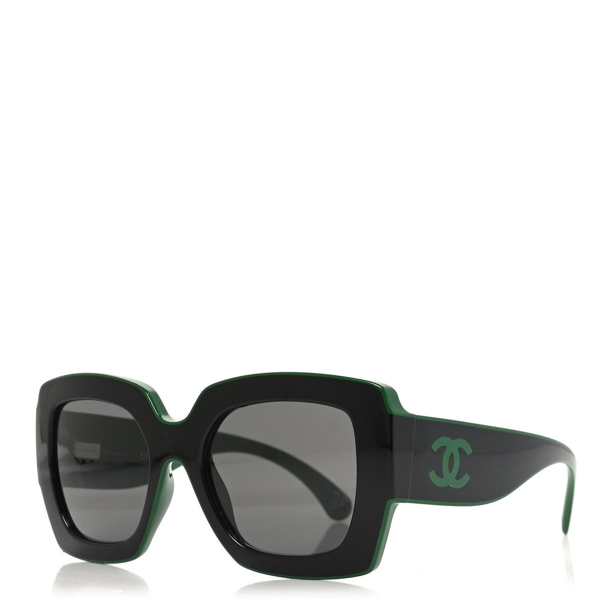 Chanel Square Sunglasses — Black – Acetate 6059 Green