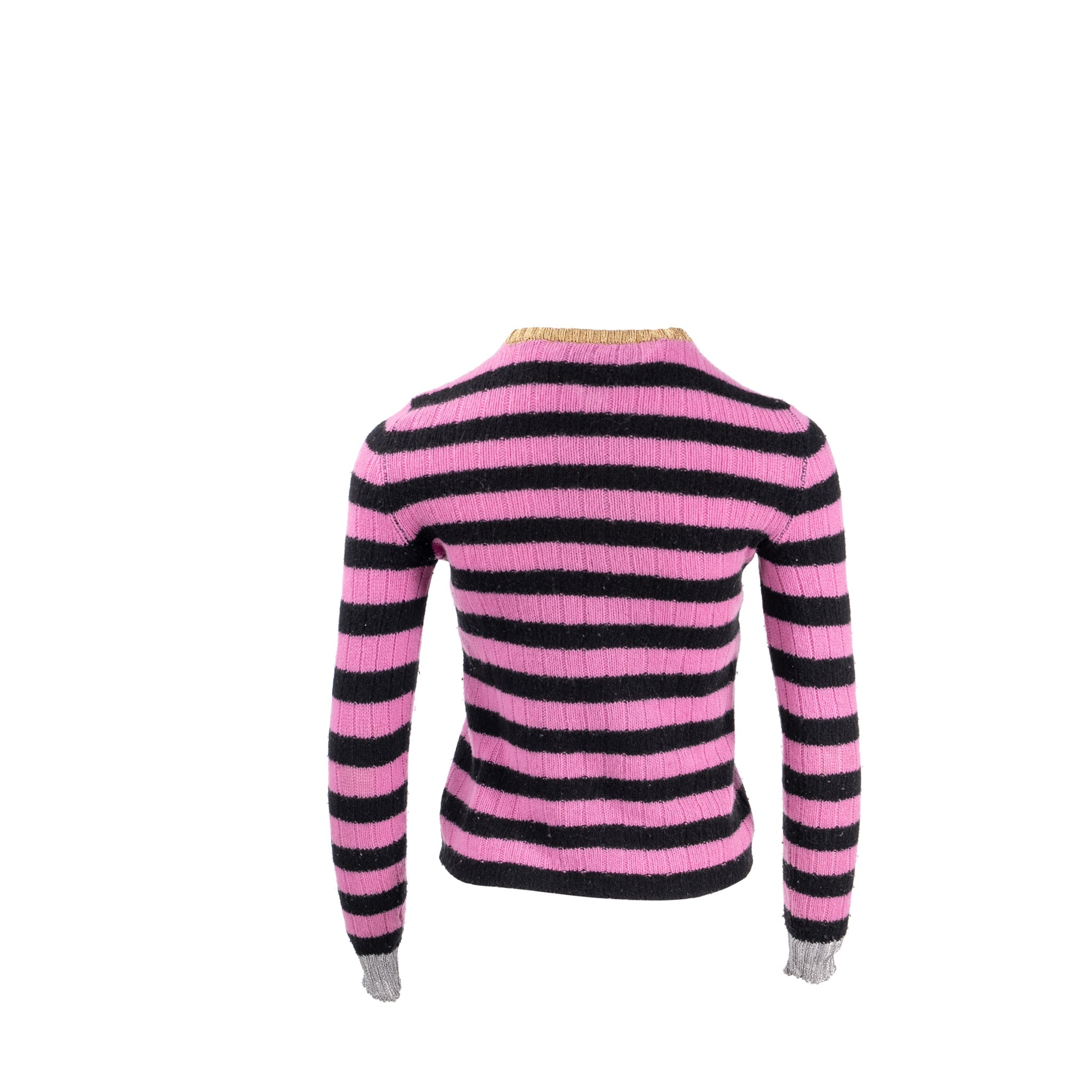 gucci-size-xxs-cat-striped-sweater-cashmere-wool-pink-black-multicolour