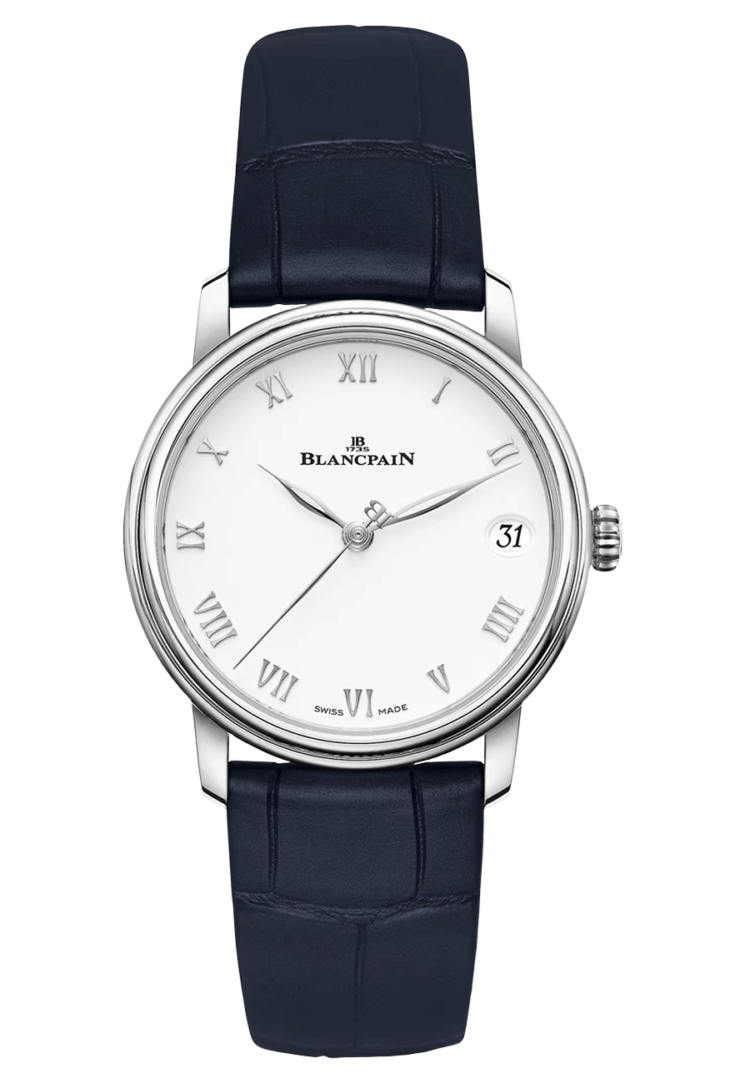 blancpain-villeret-women-date-ultra-slim-blue-alligator-ladies-watch-6127-1127-55b