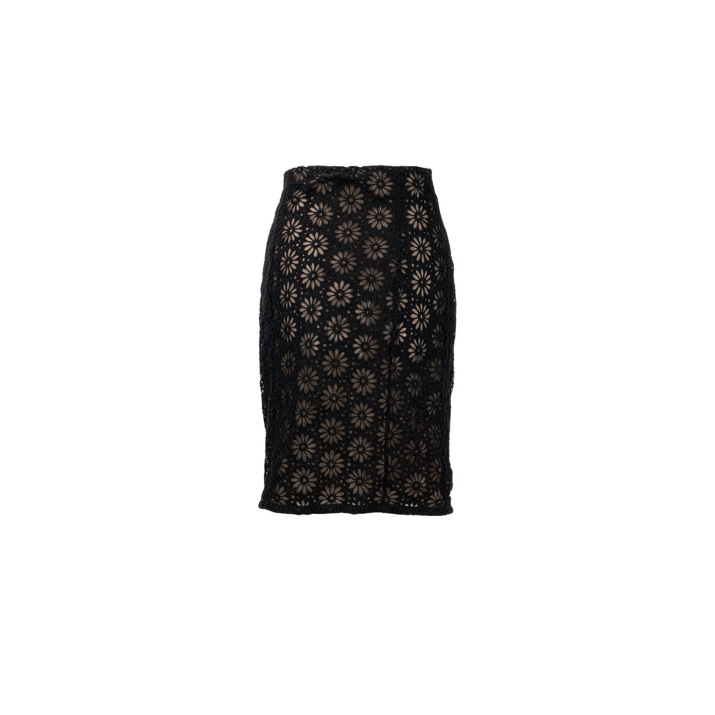 chanel-size-34-21s-flora-lace-skirt-cotton-black