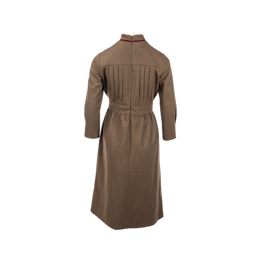 gucci-size-38-lace-collar-dress-wool-brown