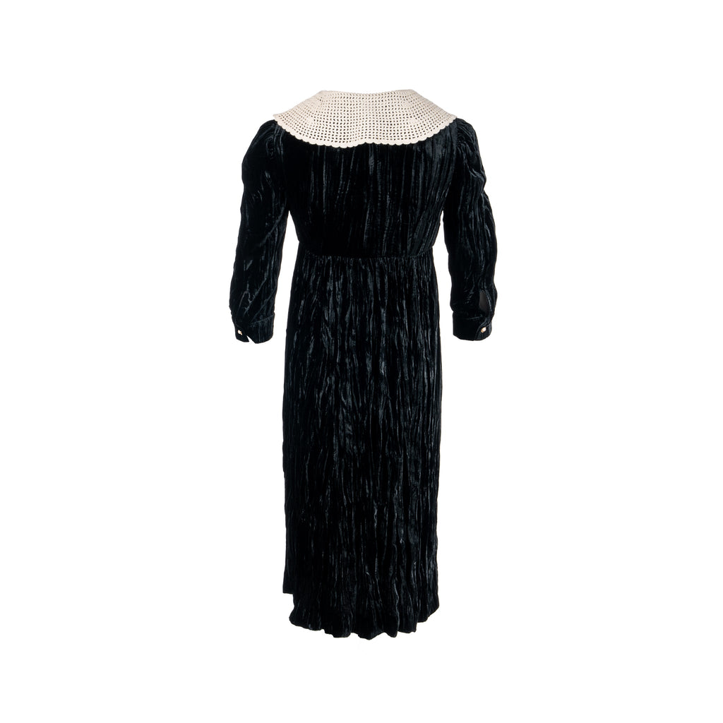 miu-miu-size-36-velvet-cardigan-dress-virgin-wool-black-white