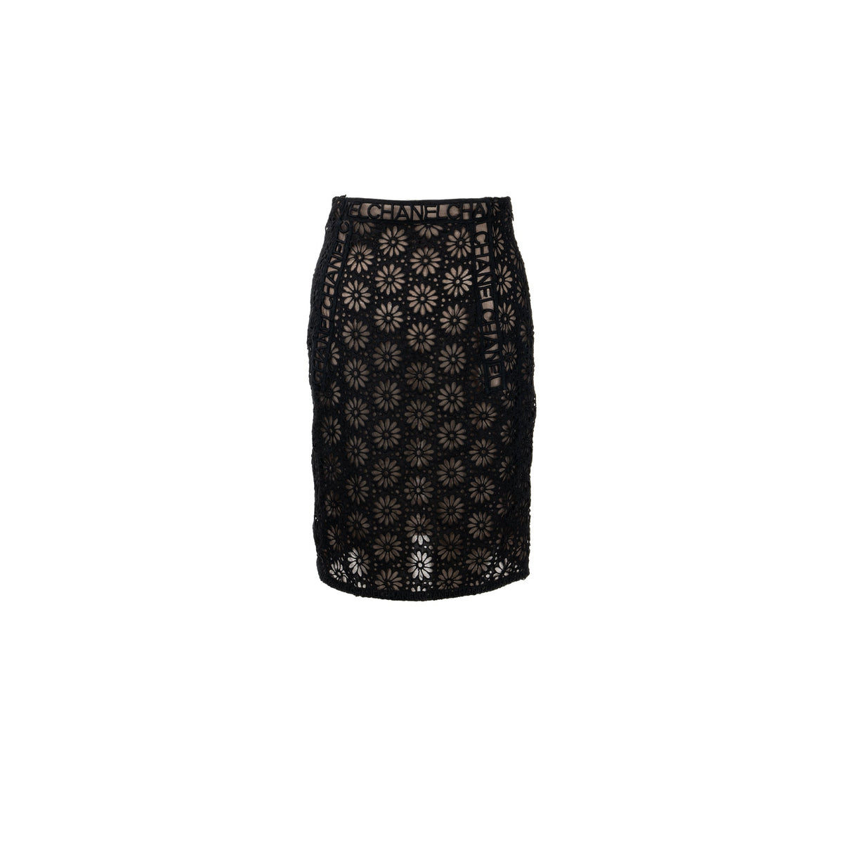 chanel-size-34-21s-flora-lace-skirt-cotton-black
