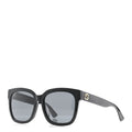 Gucci Square Sunglasses — Black – Acetate Frame GG0034SAN