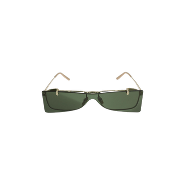 Gucci Rectangular Sunglasses — Gold