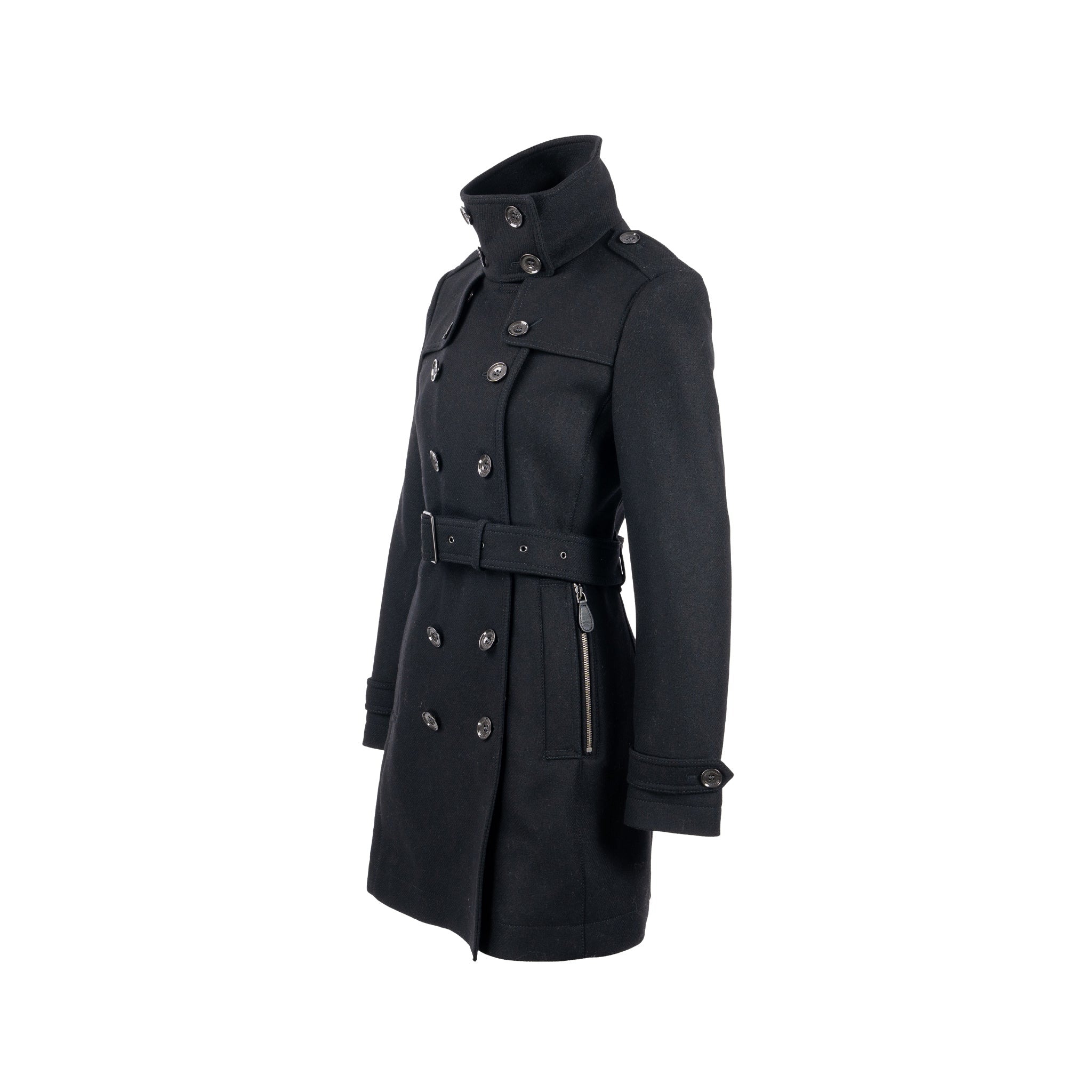 burberry-size-uk8-pea-double-breasted-belted-waist-coat-virgin-wool-black