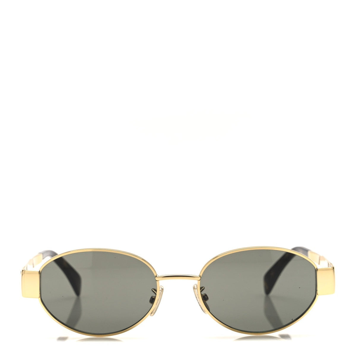 Celine Square Sunglasses — Green – Metal Triomphe 01 CL40235U Gold