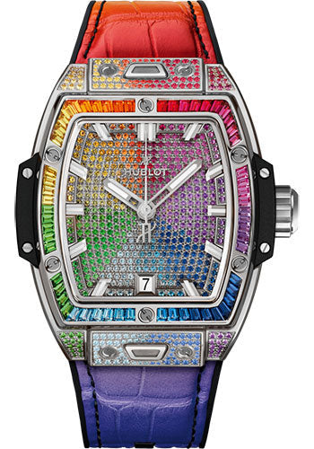 hublot-spirit-of-big-bang-titanium-rainbow-watch-39-mm-gem-set-dial-black-rubber-and-multicolored-leather-strap-662-nx-9900-lr-0999