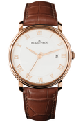 blancpain-villeret-ultraplate-date-40mm-opaline-red-gold-alligator-menos-watch-6651-3642-55b