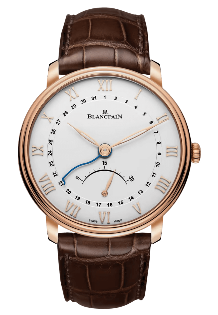 blancpain-villeret-ultraplate-date-retrograde-red-gold-brown-alligator-menos-watch-6653q-3642-55b