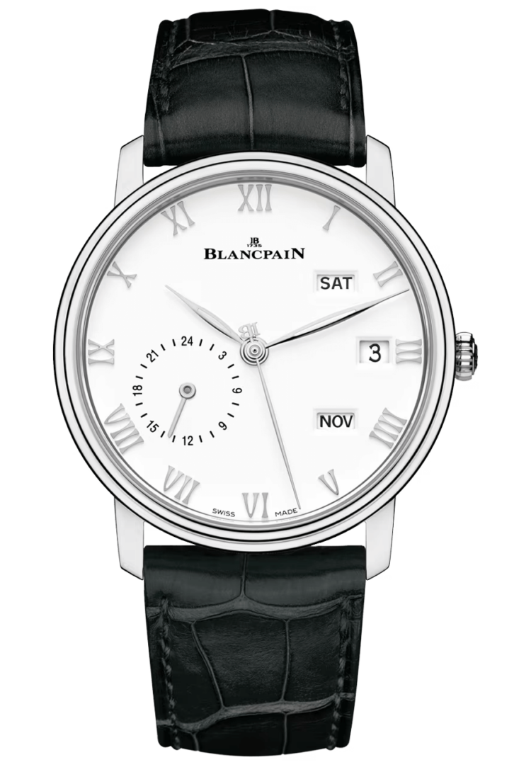 blancpain-villeret-quantieme-annuel-gmt-steel-black-alligator-menos-watch-6670-1127-55b
