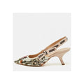 CHRISTIAN DIOR J'ADIOR SLINGBACK PUMPS SAISONS LILAC BEIGE FLORAL