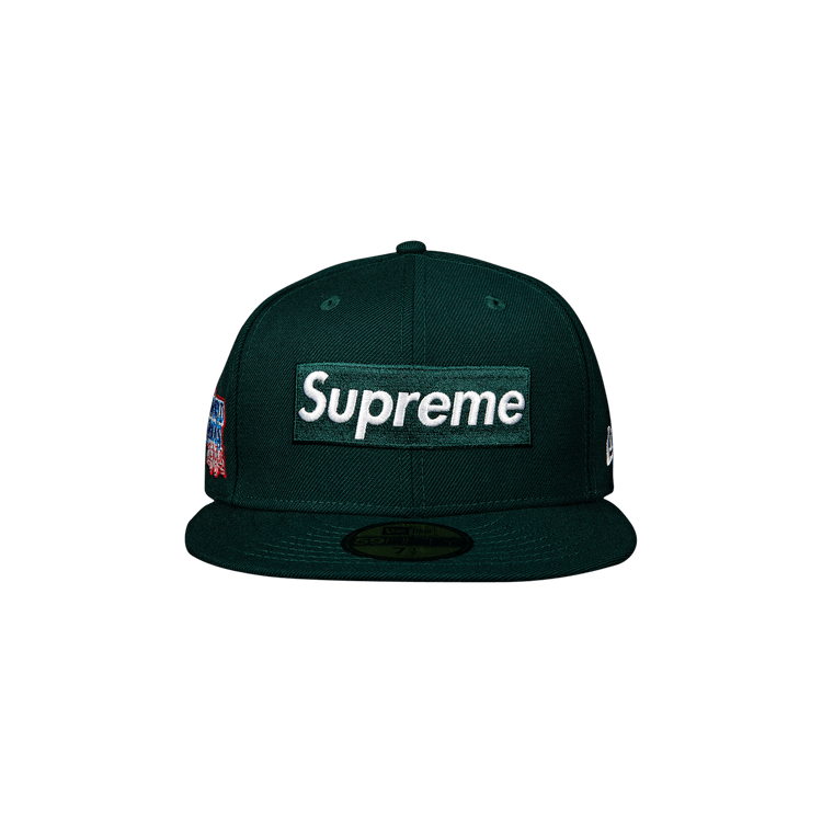 Supreme World Famous Box Logo New Era 'Dark Green'