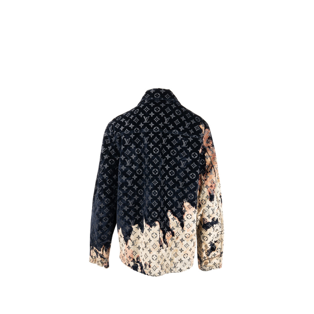 louis-vuitton-x-pharrell-size-46-jacket-monogram-bleached-denim-multicoloured