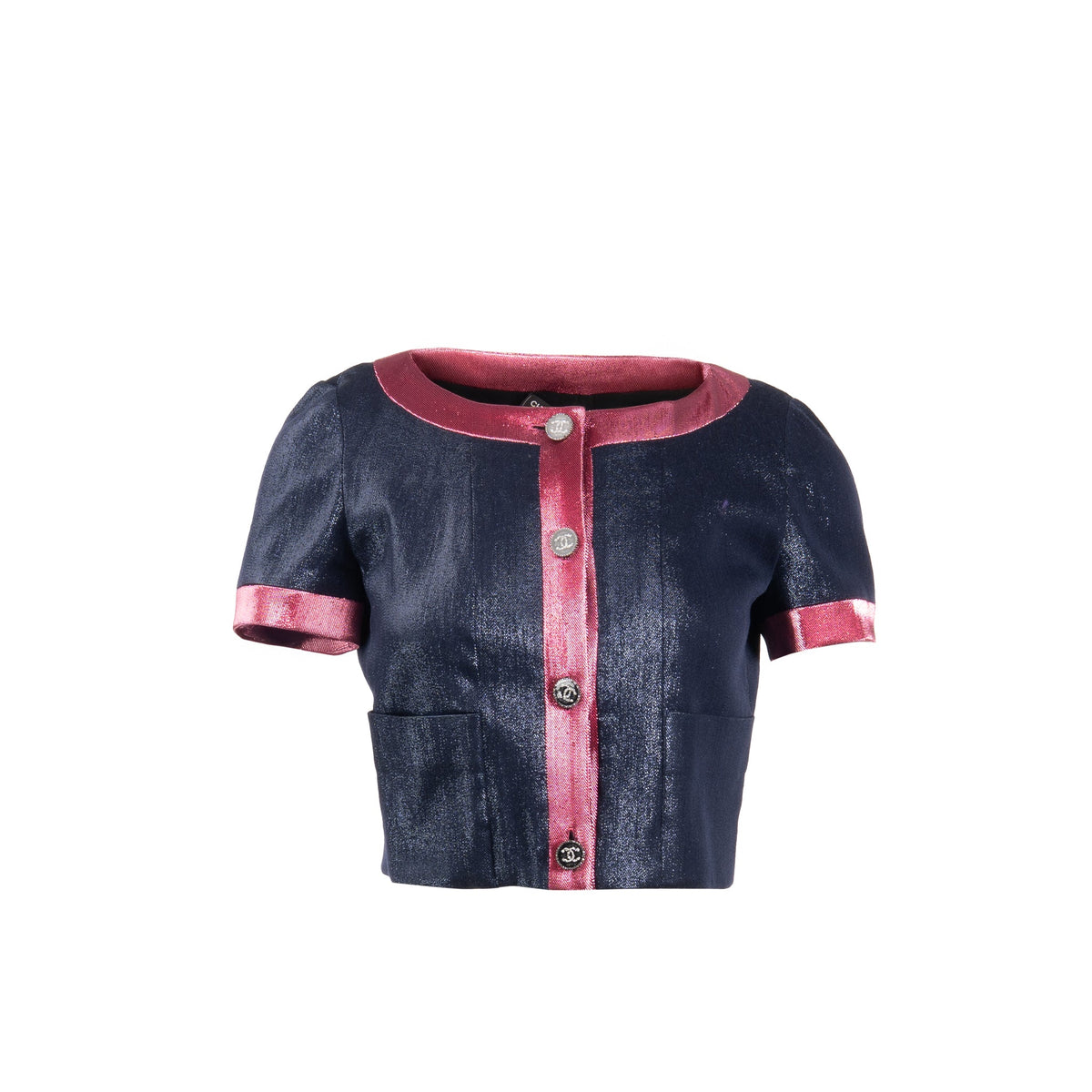 chanel-size-36-22k-cc-button-top-wool-polyamide-metallic-navy-blue-pink