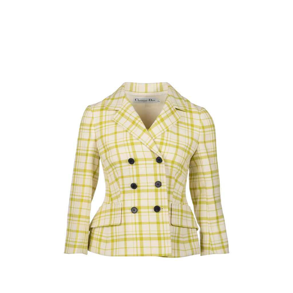 dior-size-34-pop-check-blazer-virgin-wool-light-green-white