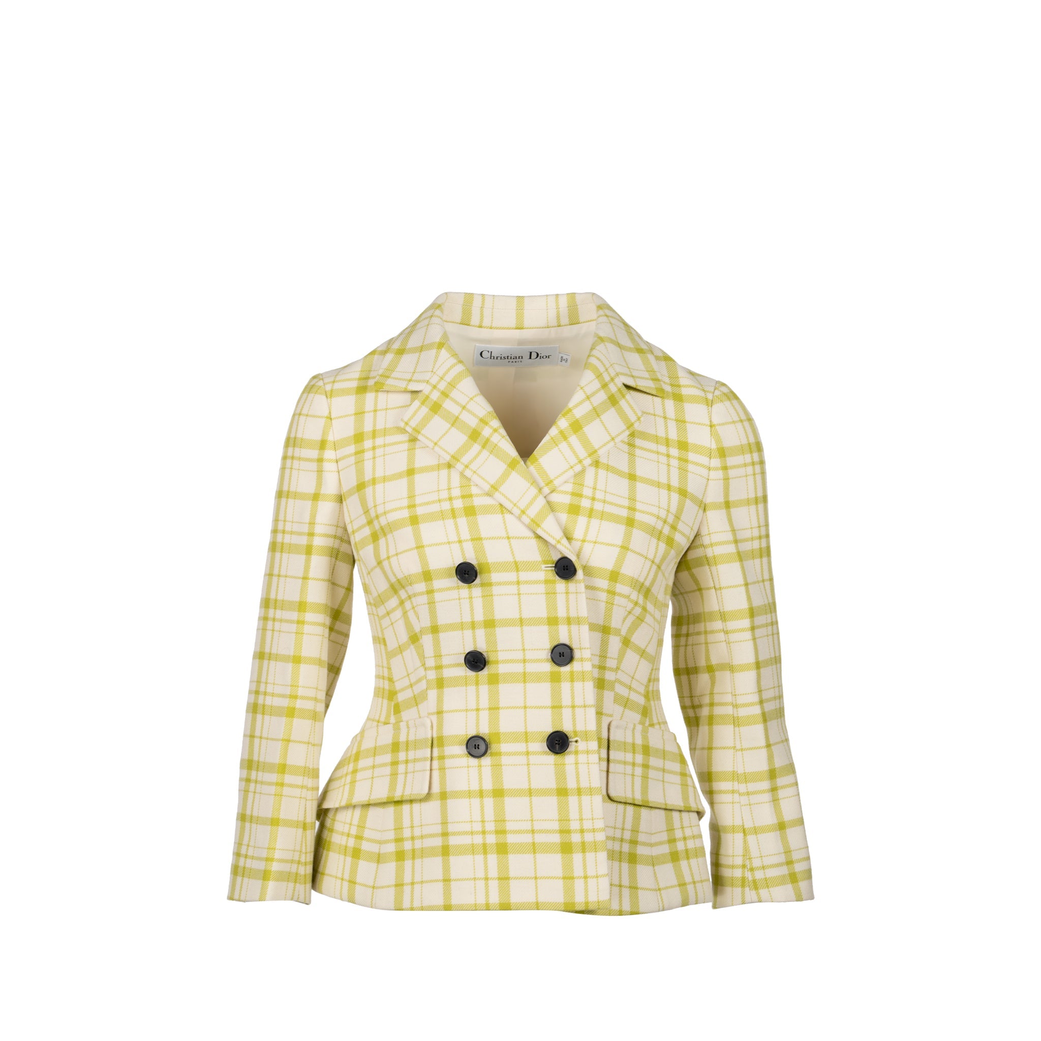 dior-size-34-pop-check-blazer-virgin-wool-light-green-white