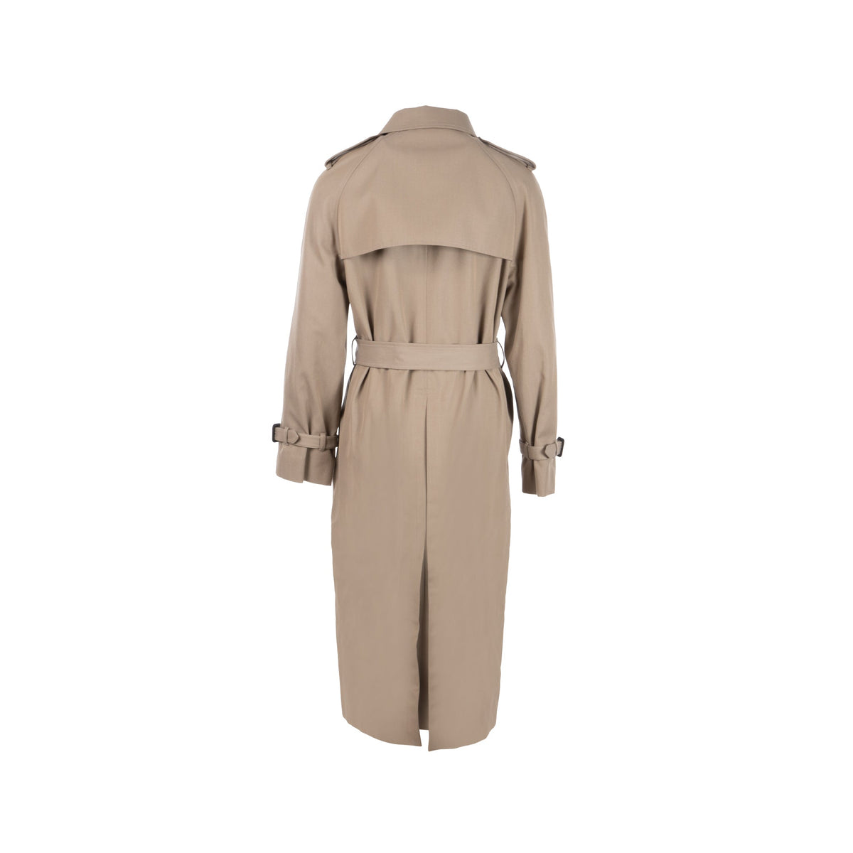celine-size-42-trench-coat-beige