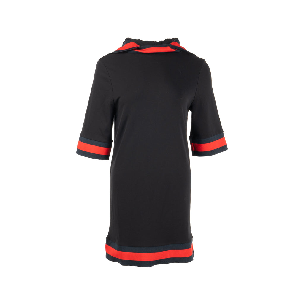 gucci-size-s-hooded-dress-rayon-elastane-blue-red