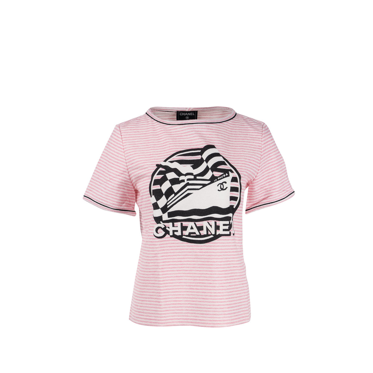 chanel-size-36-19c-la-pausa-striped-terrycl-t-shirt-cotton-polyamide-elastane-pink-white