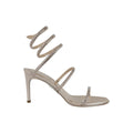 RENÉ CAOVILLA 105MM EDEN SANDAL SILVER