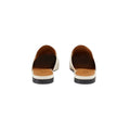 GUCCI GLITTER PRINCETOWN SLIPPERS WHITE