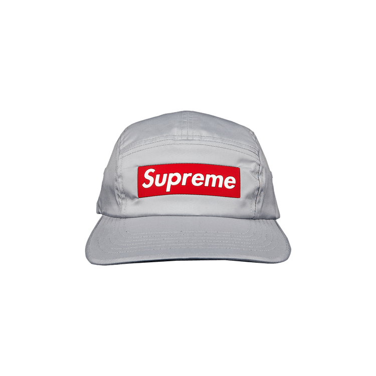 Supreme Inset Logo Camp Cap 'Grey'