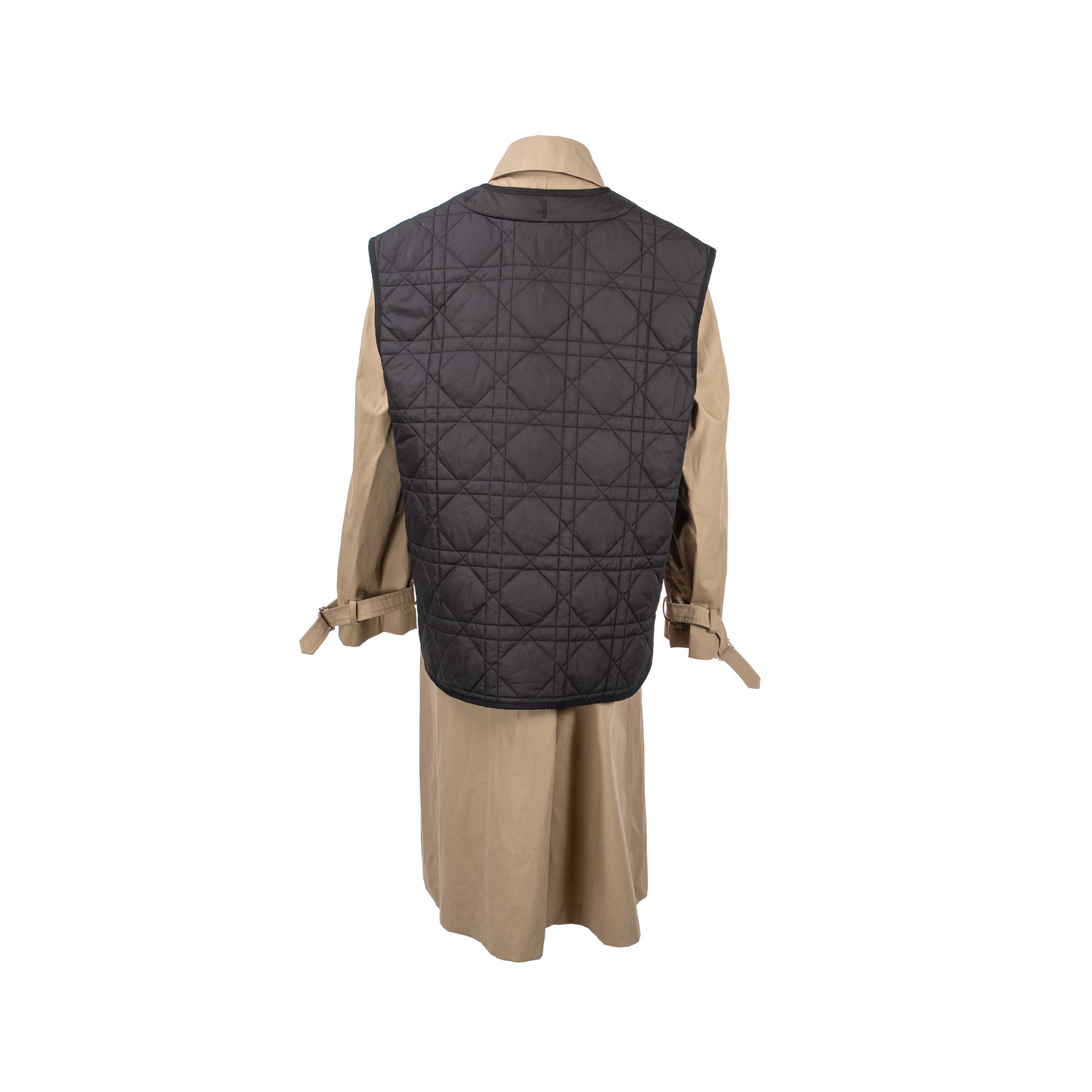 dior-size-36-trench-coat-with-macrocannage-quilted-vest-cotton-polyester-beige-black-copy