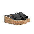 HERMÈS EZE SANDAL BEIGE BLACK