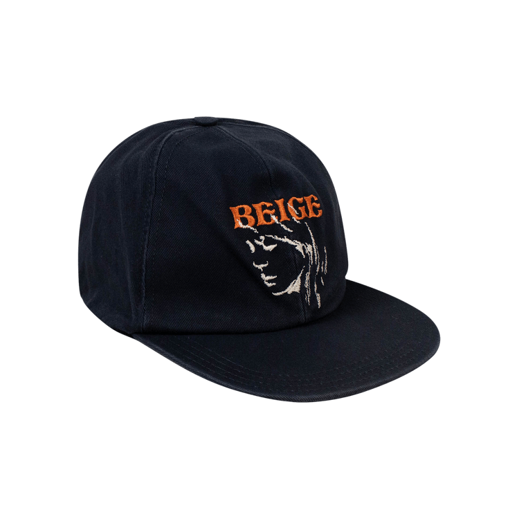 Off-White Embroidered Portrait Cap 'Dark Blue'