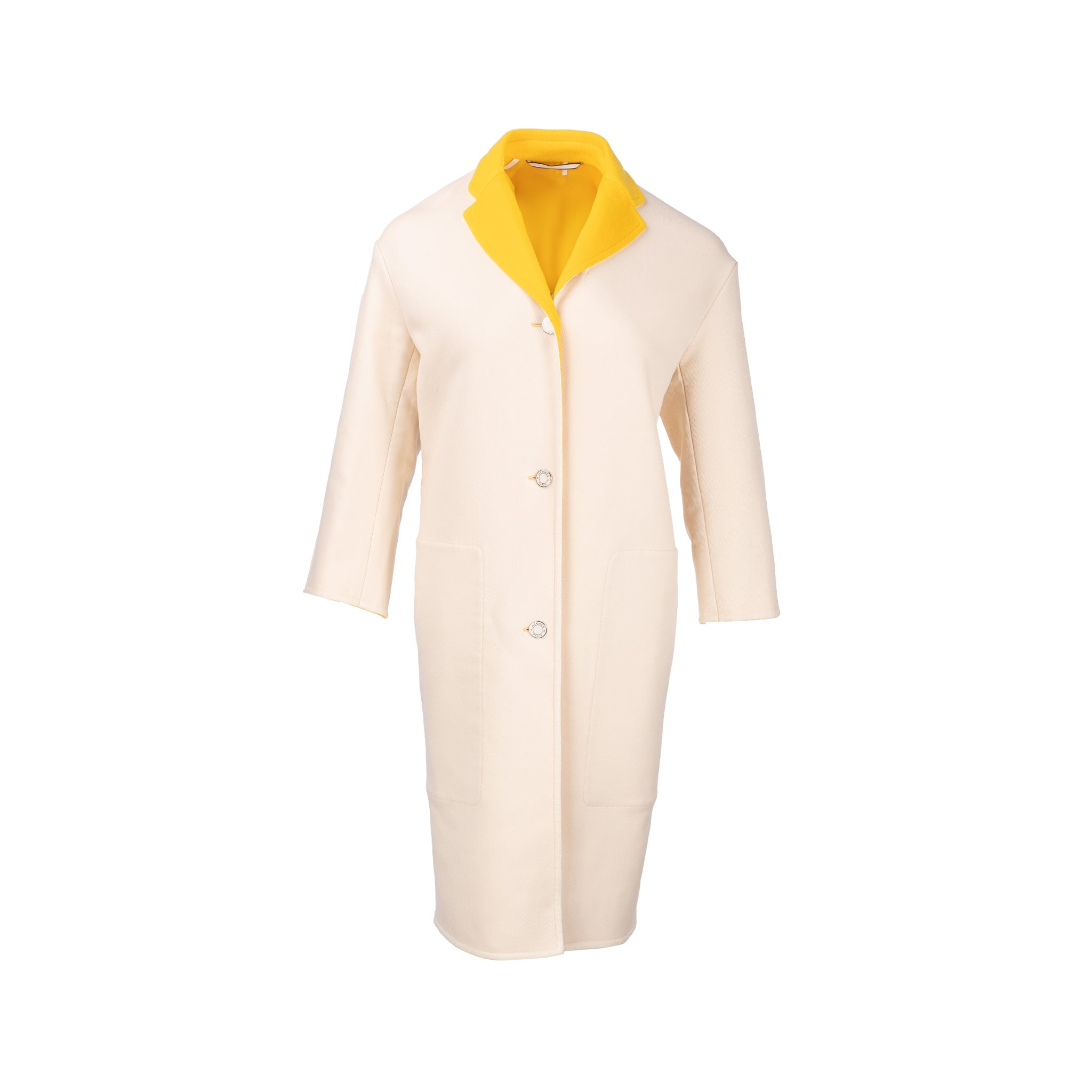 hermes-size-34-classic-coat-cream-yellow