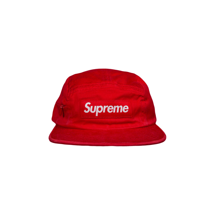 Supreme Side Zip Camp Cap 'Red' – FW17H89