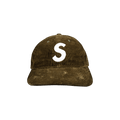 Supreme Fine Wale Corduroy S Logo 6-Panel 'Olive'