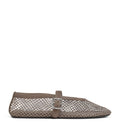 Alaïa Beaded Mesh Ballet Flats – 67322