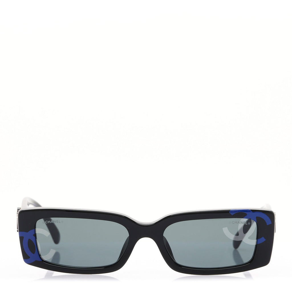 Chanel Square Sunglasses — Black – Acetate CC 71473A