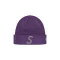 Supreme x New Era x Swarovski S Logo Beanie 'Purple'