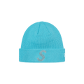 Supreme x New Era x Swarovski S Logo Beanie 'Light Aqua'