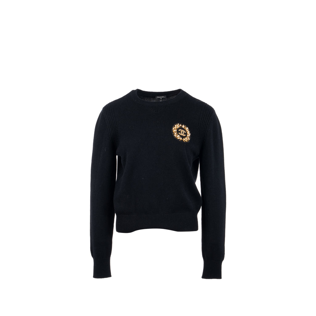 chanel-size-42-20a-pullover-sweater-cashmere-black