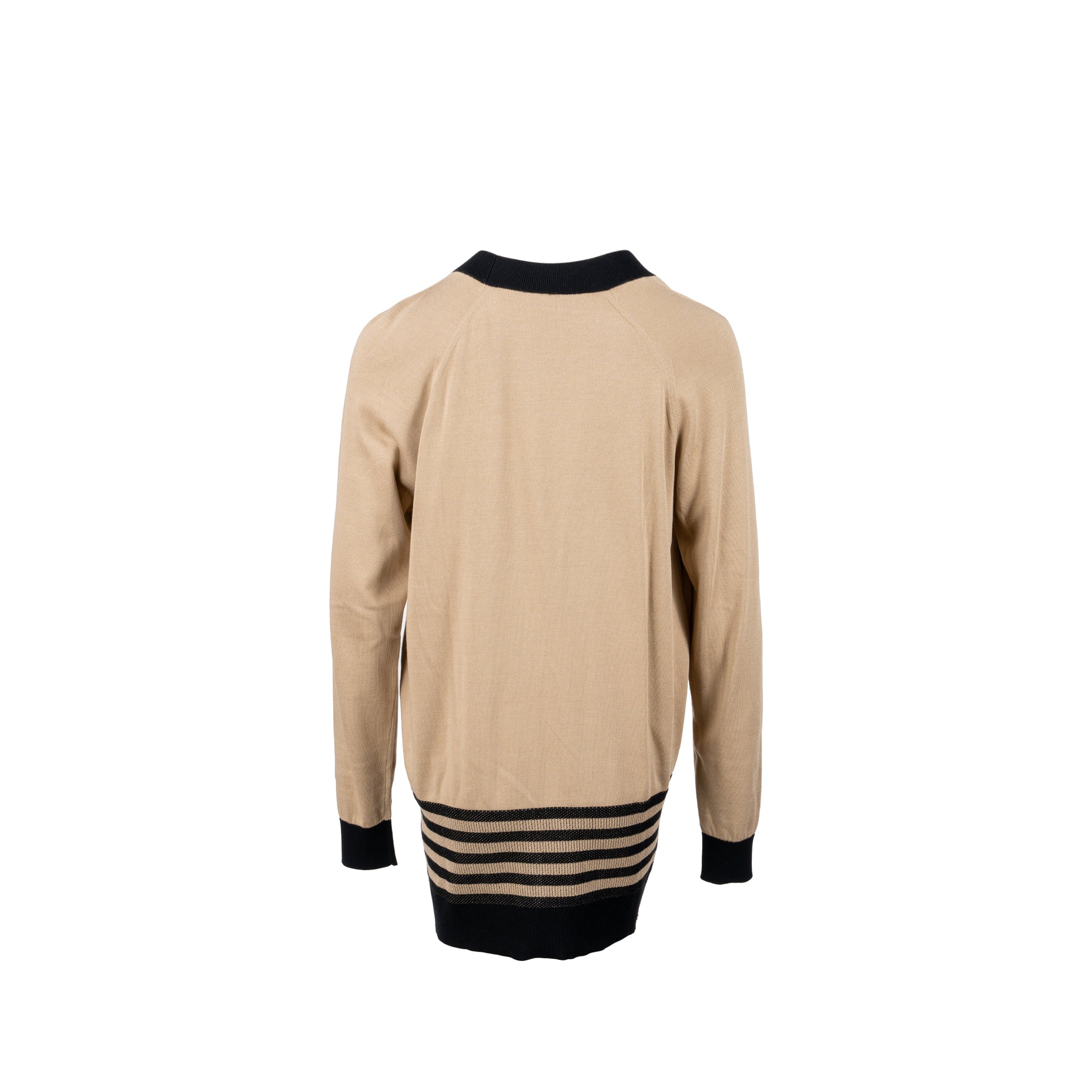hermes-size-36-cardigan-silk-cotton-beige-black