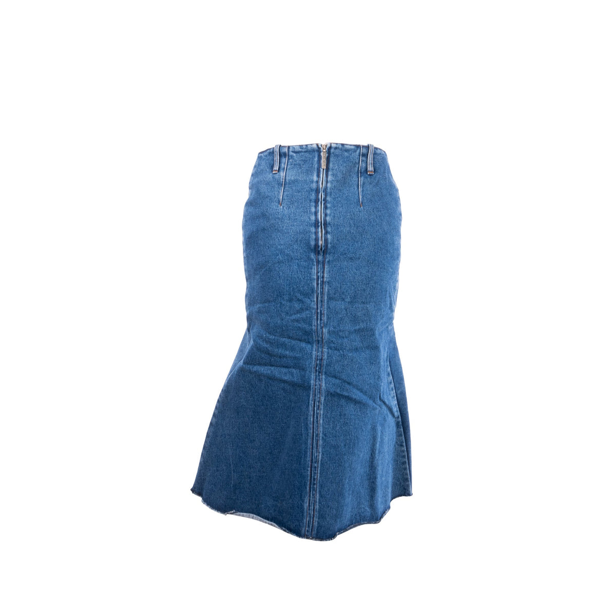 balenciaga-size-36-godet-peplum-style-denim-skirt-cotton-blue