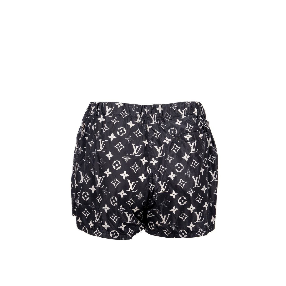 louis-vuitton-size-38-stencil-effect-monogram-shorts-polyamide-black-white