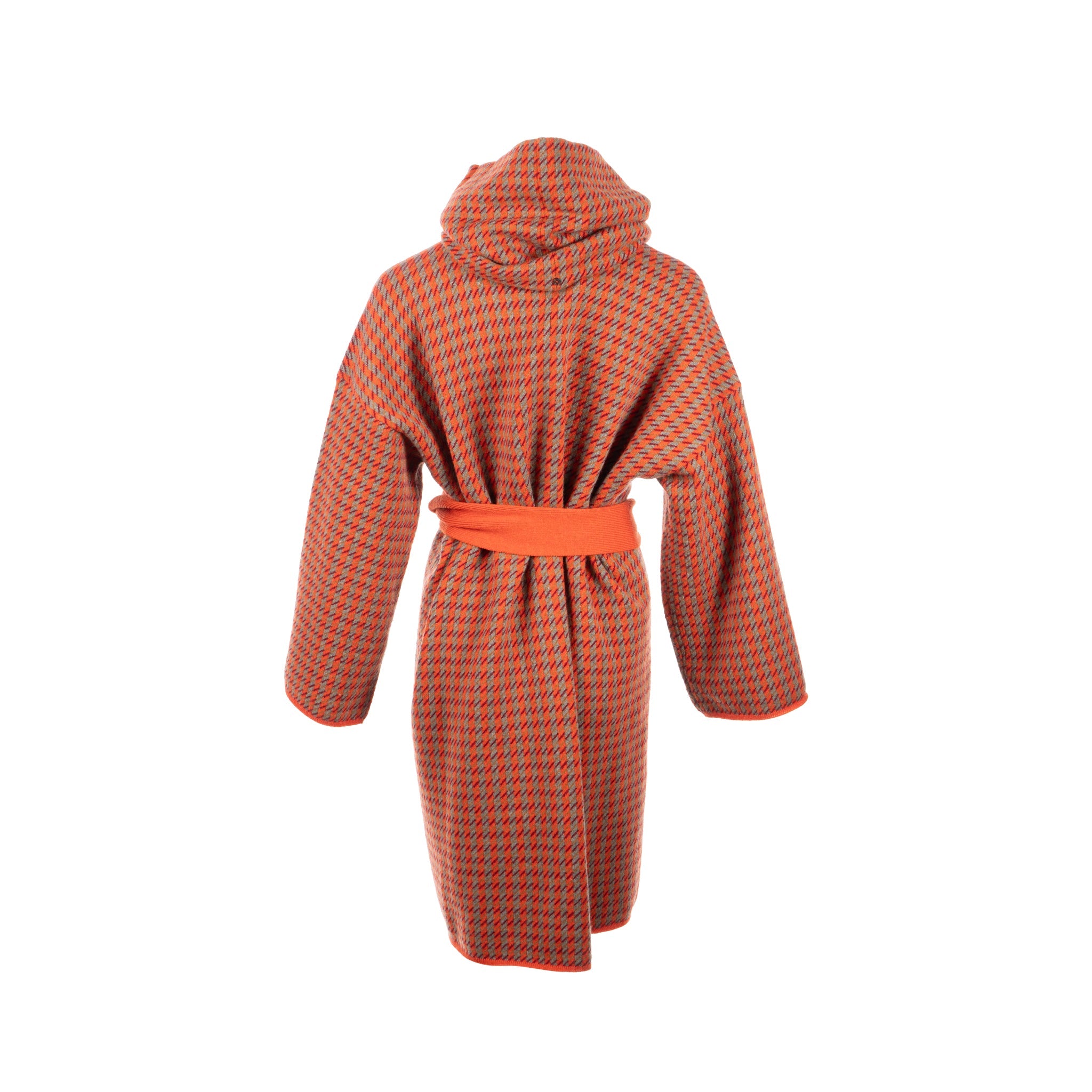hermes-size-38-jacquard-knit-dress-with-neck-warmer-knit-belt-cashmere-orange-brule