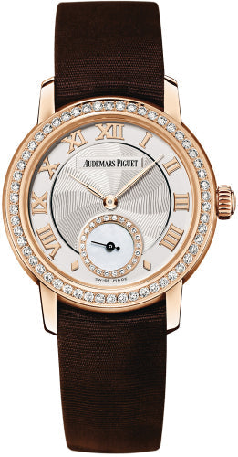 audemars-piguet-jules-audemars-small-seconds-pink-gold-silver-roman-dial-diamond-bezel-silk-bracelet-77228or-zz-a082mr-01
