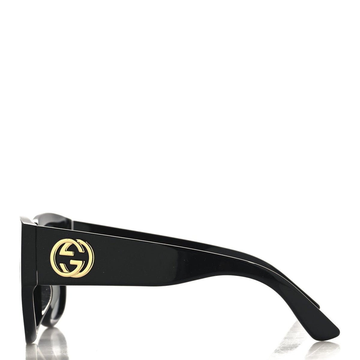 Gucci Square Sunglasses — Black – Acetate Frame GG0142SAN