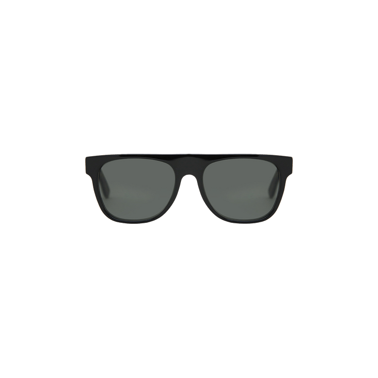 SUPER by RetroSuperFuture Flat Top Sunglasses — Black