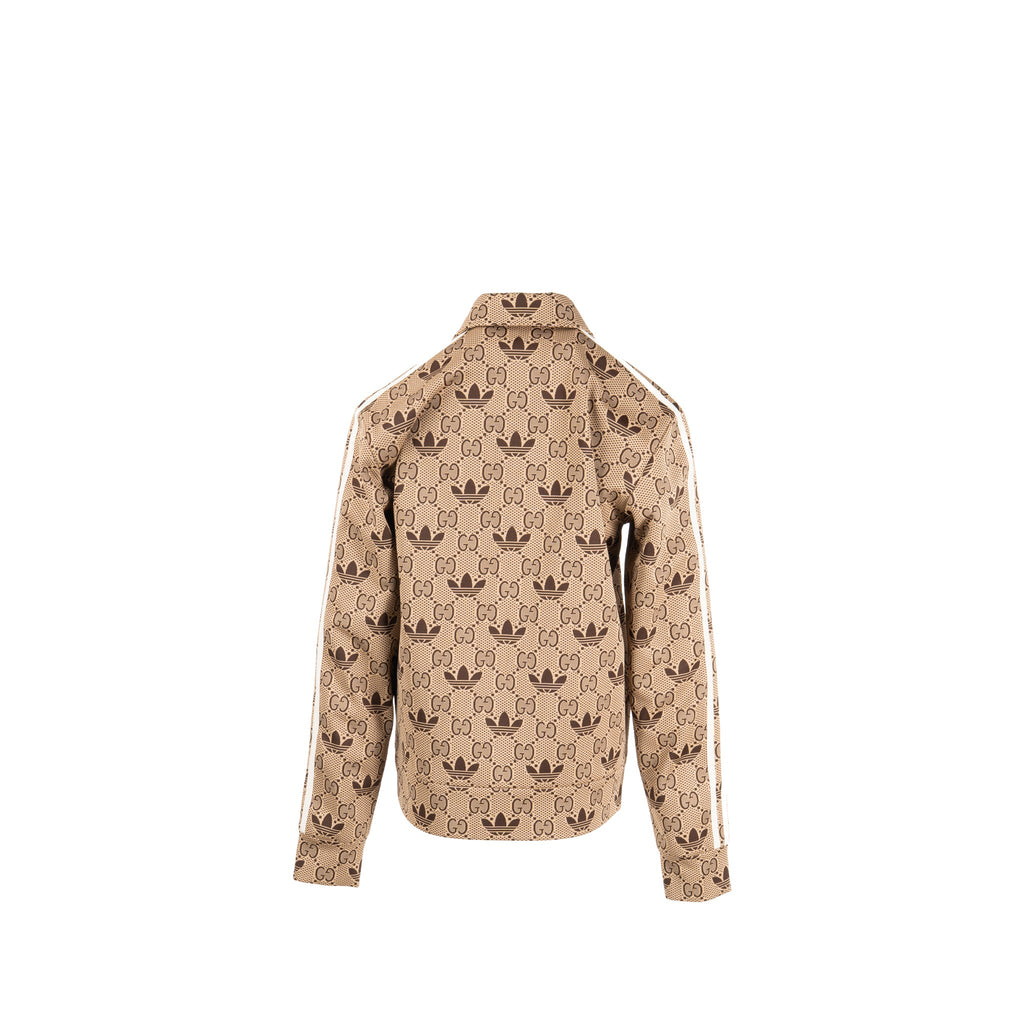 gucci-x-adidas-size-xs-gg-trefoil-zip-jacket-cotton-beige-ebony