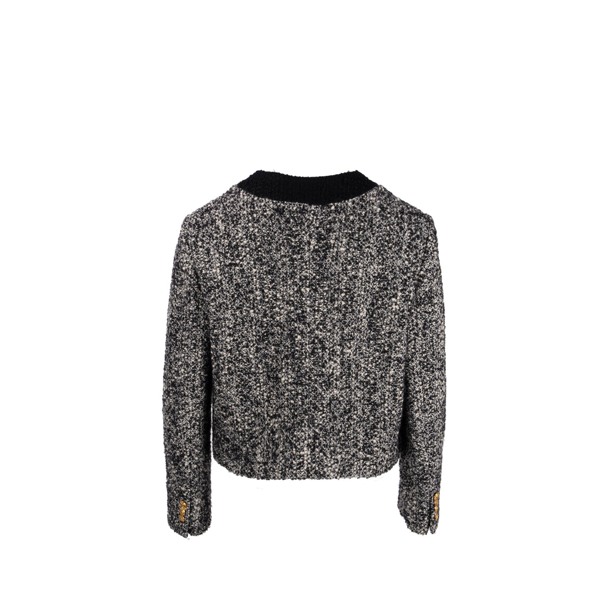 celine-size-40-tweed-button-jacket-wool-polyamide-black-grey-copy-1