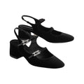HERMÈS JACKIE PUMP BLACK (DIFFERENT HEEL HEIGHT)