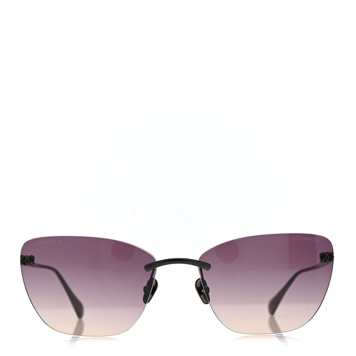 Chanel Cat-Eye Sunglasses — Black 4286-T