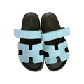 HERMÈS CHYPRE SANDAL LIGHT BLUE